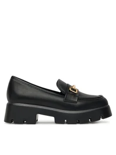 DeeZee Loafersy HXG2052-296A Czarny - Półbuty damskie - miniaturka - grafika 1
