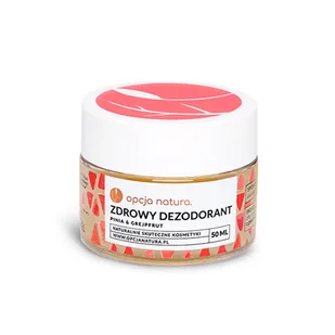 Opcja Natura Zdrowy dezodorant, pinia & grejpfrut, 50 ml - Dezodoranty i antyperspiranty unisex - miniaturka - grafika 1