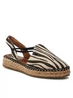 Espadryle damskie - Wrangler Espadryle Rambla Canvas WL31505A Beżowy - miniaturka - grafika 1