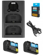 Ładowarki i akumulatory - Zestaw Ładowarka Lcd+Akumulatory Do Canon Eos 5D Mark Iv - miniaturka - grafika 1