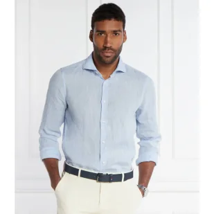 Joop! Lniana koszula 146Pai-W | Slim Fit - Koszule męskie - miniaturka - grafika 1