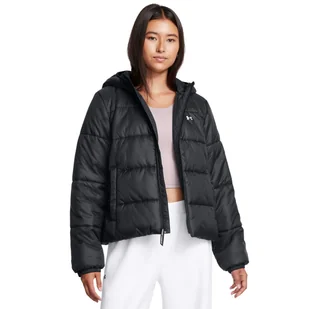Damska kurtka puchowa pikowana Under Armour Lw Insulate Jacket - czarna - UNDER ARMOUR - Kurtki damskie - miniaturka - grafika 1