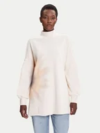 Bluzy damskie - Desigual Bluza Flor 25WWSK10 Écru Loose Fit - miniaturka - grafika 1