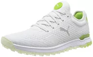 Buty sportowe męskie - PUMA Męskie buty do golfa Proadaptalphacat Gust O Wind, Biała srebrna roślinność - 42.5 EU - miniaturka - grafika 1