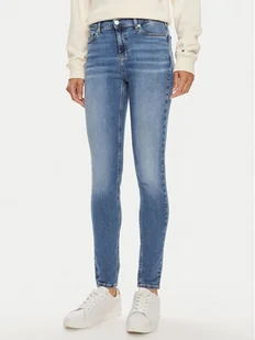Tommy Jeans Jeansy Nora DW0DW19255 Niebieski Skinny Fit - Spodnie damskie - miniaturka - grafika 1