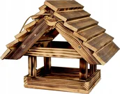 Karmniki dla ptaków - Karmnik Dla Ptaków Solidny Budka Opalany XXL Duży - miniaturka - grafika 1