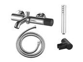 Panele prysznicowe - Zestaw Natryskowy Z Baterią Wannową Peros - miniaturka - grafika 1