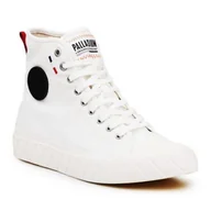 Trampki damskie - Buty Palladium Ace Cvs Mid 77015-116 białe - miniaturka - grafika 1