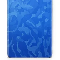 Folie ochronne do telefonów - Folia naklejka skórka strukturalna na TYŁ do Apple iPhone 4 - Moro | Camo Niebieski - apgo SKINS - miniaturka - grafika 1