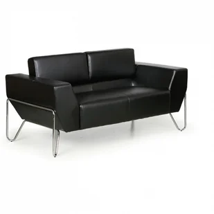 B2B Partner Sofa SPIDER, 2- miejscowa, czarna XP-161 H24-2 SEAT - Sofy i kanapy - miniaturka - grafika 2