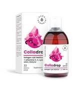 Nutrikosmetyki - Aura Herbals Colladrop - kolagen rybi w płynie + wit. C (500ml) COLLADROP500 - miniaturka - grafika 1