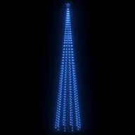 Oświetlenie świąteczne - vidaXL vidaXL Choinka stożkowa, 752 niebieskich lampek LED, 160x500 cm - miniaturka - grafika 1