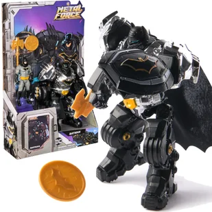 DC Comics Metal Force Zestaw Figurka + Zbroja Batman Superbohater Nocny Rycerz 10 cm - Figurki dla dzieci - miniaturka - grafika 1