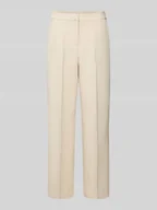 Spodnie damskie - Spodnie materiałowe o szerokim kroju w kant model ‘Denoa’ - miniaturka - grafika 1