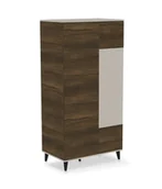 Szafy - Szafa dwudrzwiowa RANDOM 2 S-1 90cm orzech/kaszmirowa - miniaturka - grafika 1