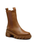 Botki damskie - Badura Botki 222FW34 Brązowy - miniaturka - grafika 1