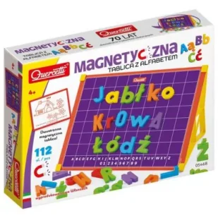 Magnetyczna tablica z alfabetem Quercetti - Zabawki kreatywne - miniaturka - grafika 1