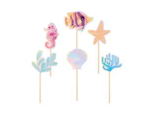 Pikery na tort Ocean - 5 szt. - Ciasta i półprodukty do ciast - miniaturka - grafika 1