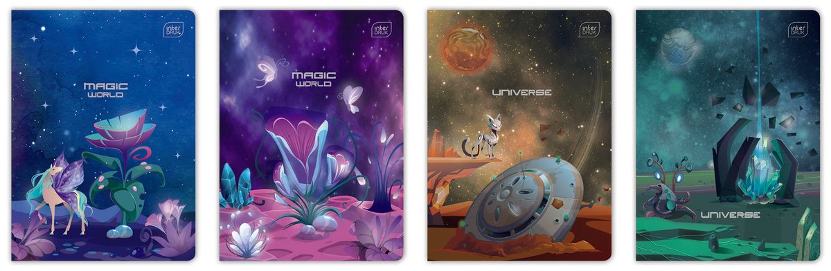 Interdruk, Zeszyt A5 32 kol3= Metallic Fantasy