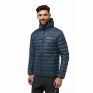Kurtki męskie - Męska kurtka puchowa Jack Wolfskin PASSAMANI DOWN HOODY M RDS midnight sky - 3XL - miniaturka - grafika 1