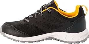 Jack Wolfskin Dzieci uniseks WOODLAND TEXAPORE LOW K buty do chodzenia, egret, 37 EU - Buty dla chłopców - miniaturka - grafika 1