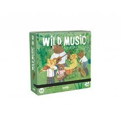 Londji Dwustronne puzzle dla dzieci, Dzika Muzyka | toyki_8436580424059 - Puzzle - miniaturka - grafika 1
