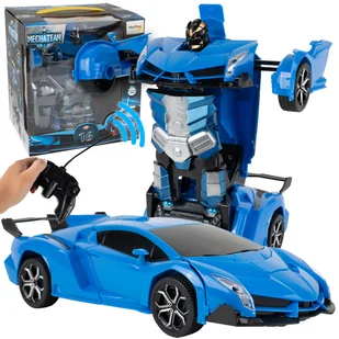 Robot Transformer Mech Team 2w1 Sportowy Samochód - Samochody i pojazdy dla dzieci - miniaturka - grafika 1