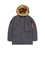 Kurtki męskie - Alpha Industries kurtka męska parka z kapturem Polar rozmiar XL - miniaturka - grafika 1
