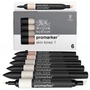 Promarker 6 Skin Tones Set 1 - Przybory szkolne - miniaturka - grafika 2