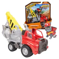 Figurki dla dzieci - Psi Patrol Rubble & Crew Rubble I Jego Ekipa Zestaw Pojazd Budowlany Żuraw + Figurka Charger - miniaturka - grafika 1