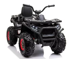 Import SUPER-TOYS MEGA WIELKI QUAD AMORTYZATORY MIĘKKIE KOŁA PILOT WOLNY START 4x4 XMX607 XMX-607-CZARNY - Pojazdy elektryczne dla dzieci - miniaturka - grafika 1