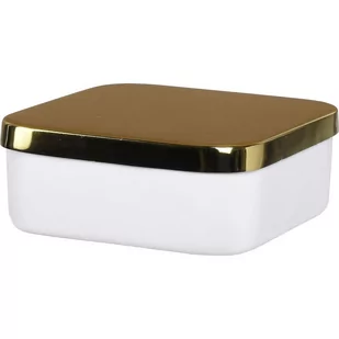 Home Styling Collection Pojemnik do przechowywania metalowy organizer kwadratowy 13 cm kolor czarny - Pudła i pojemniki do przechowywania - miniaturka - grafika 1