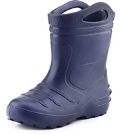 Buty dla dziewczynek - Ladeheid Kalosze dziecięce, lekkie jak piórko, z tworzywa EVA, kalosze termiczne z podszewką KL051, granatowy, 25 EU - miniaturka - grafika 1