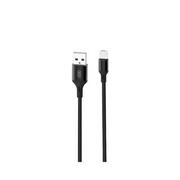 Kable USB - XO Kabel NB143 USB - microUSB 1,0 m 2,4A czarny - miniaturka - grafika 1