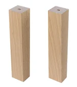 Szafki łazienkowe - Drewniane nogi do szafek łazienkowych 2 szt. A6-N74 - miniaturka - grafika 1