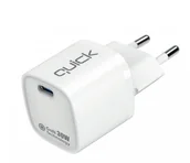 Ładowarki samochodowe - Quick QG-321 GaN USB-C Charger 30W - miniaturka - grafika 1