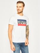 Koszulki męskie - Levi's T-Shirt Sportswear Logo Graphic 39636-0000 Biały Regular Fit - miniaturka - grafika 1