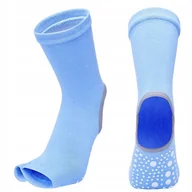 Skarpetki damskie - Skarpetki antypoślizgowe do jogi, fitnessu, pilatesu niebieskie - miniaturka - grafika 1