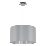 Lampy sufitowe - Eglo LAMPA wisząca MASERLO 31601 Abażurowa OPRAWA ZWIS do pokoju IP20 okrągła ni - miniaturka - grafika 1