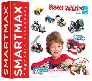 SmartMax Klocki magnetyczne - Pojazdy 5414301243038 - Klocki - miniaturka - grafika 2