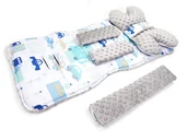 Akcesoria do wózków - Kerstin Wkładka Do Wózka Pałąk Minky Spacerówki - miniaturka - grafika 1