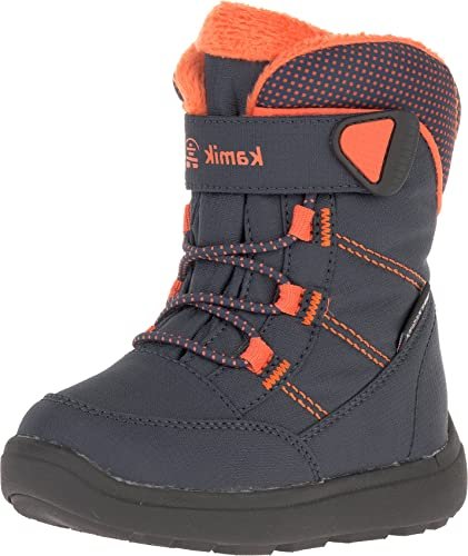 Kamik Stance2 śniegowce dziecięce, uniseks, Navy Flame Nfl, 22 EU