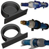 Akcesoria i części AGD - Uchwyt do wygodnego zawieszenia nabojów butli z gazem Co2 Sodastream - miniaturka - grafika 1