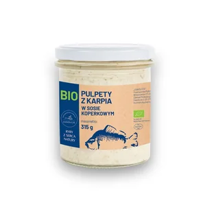 PULPETY Z KARPIA W SOSIE KOPERKOWYM BIO 315 g - RYBY Z SERCA NATURY - Szybkie dania obiadowe - miniaturka - grafika 1