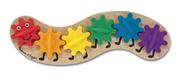 Zabawki interaktywne dla dzieci - Melissa amp DOUG Caterpillar Gear Toy 13084 - miniaturka - grafika 1