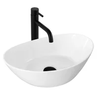 Umywalki - UMYWALKA CERAMICZNA NABLATOWA KATE 45 WHITE - miniaturka - grafika 1
