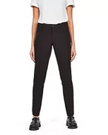 Spodnie damskie - G-STAR RAW Damskie spodnie chinosy D-STAQ Mid Waist Skinny Ankle, Wielokolorowy (Dk Black D06610-9285-6484), 26W / 34L - miniaturka - grafika 1