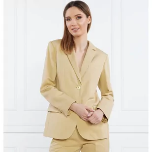 TWINSET Marynarka | Regular Fit | z dodatkiem lnu - Marynarki i żakiety damskie - miniaturka - grafika 1