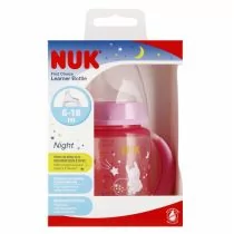Nuk Butelka 6-18m z uchwytem First Night 10743998 150 ml - Butelki dla niemowląt - miniaturka - grafika 1