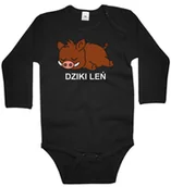 Body dla niemowląt - Body dziecięce Dziki Leń Mały Śpiący Dziczek 98/104 - miniaturka - grafika 1